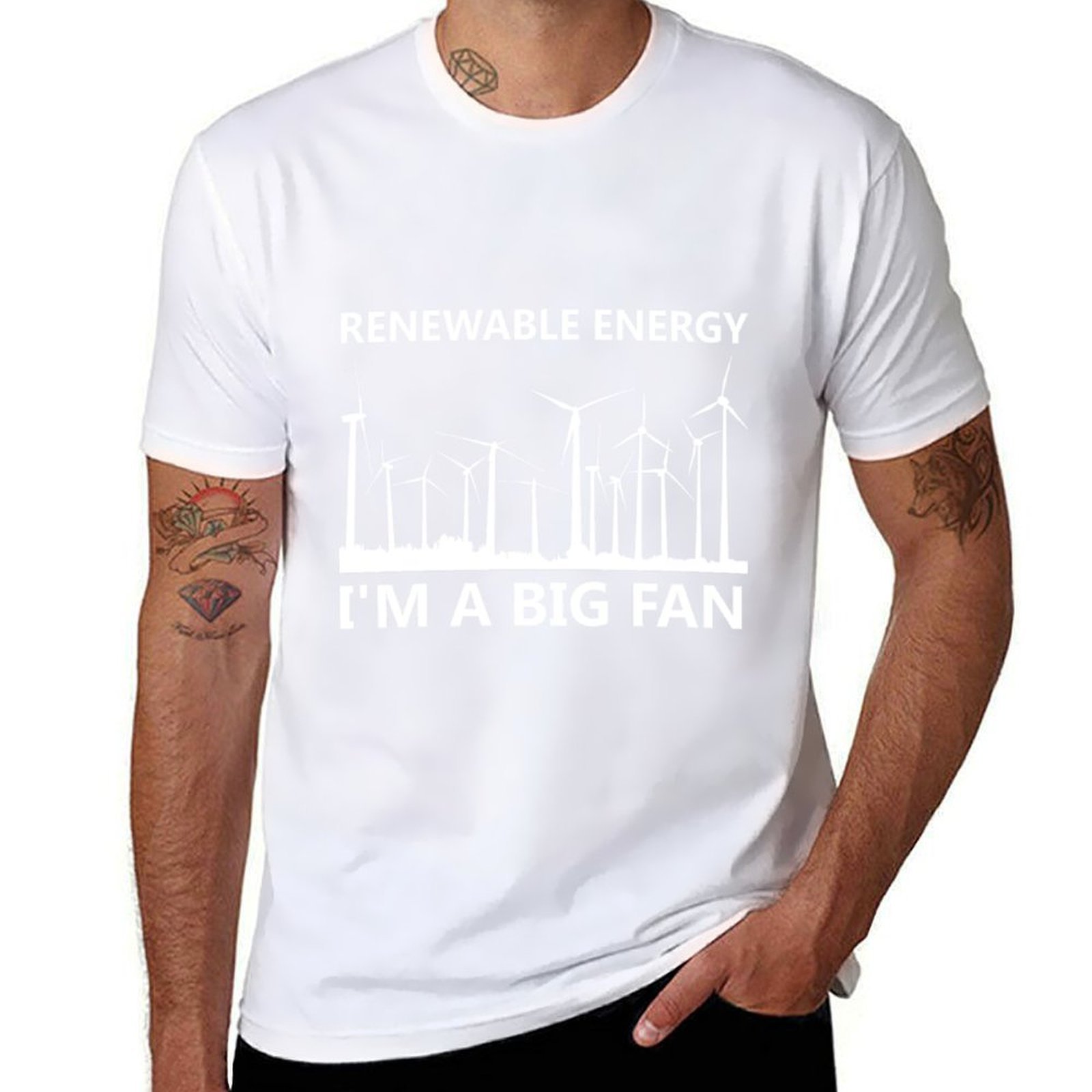 Renewable Energy Graphics - Energia renovável I&x27;m Uma grande turbina