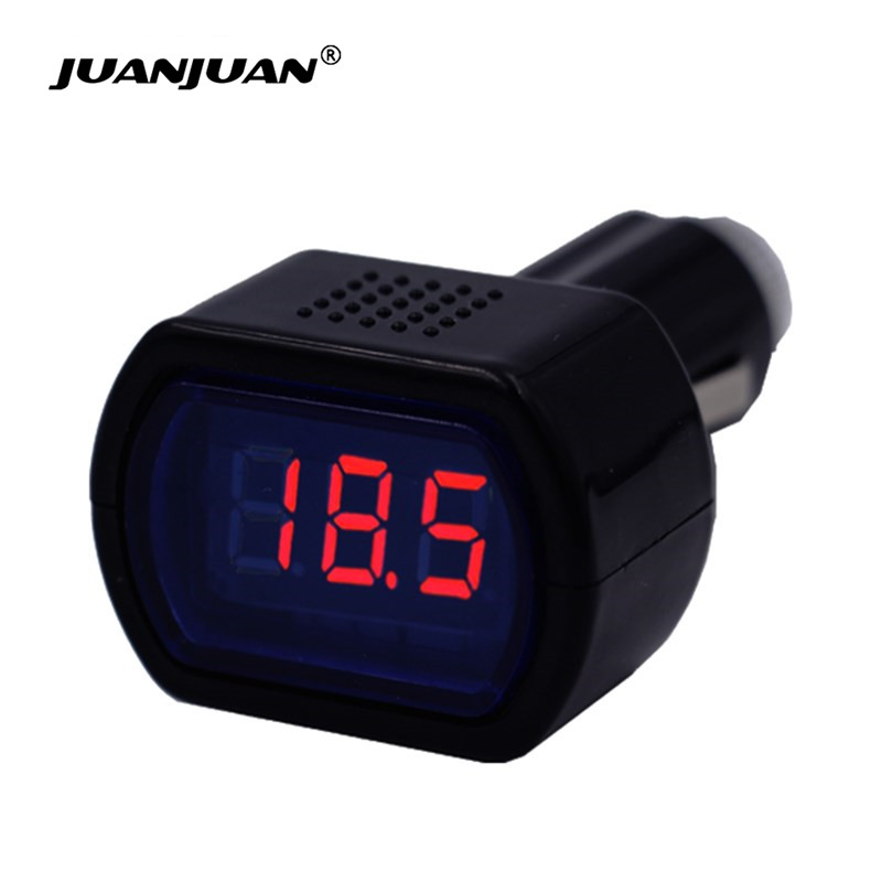 Battery Monitor Coulometer - Dc 12v-24v display digital isqueiro medidor
