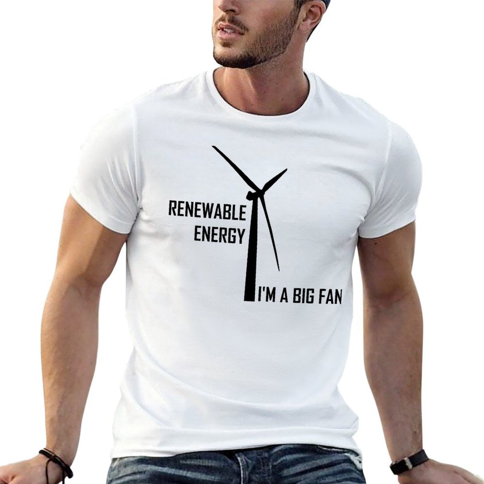Renewable Energy In China - Energia Renovável, Sou Grande Fã: Camiseta