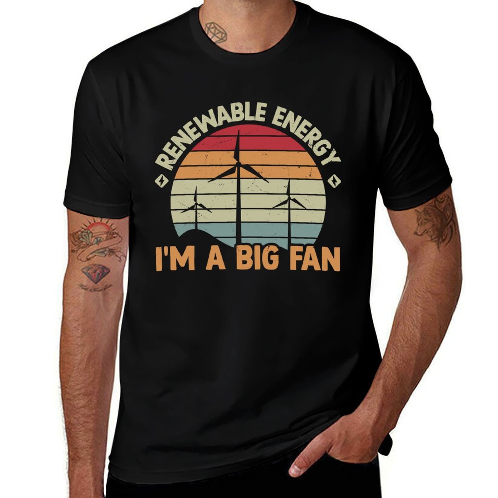 Renewable Energy In China - Roupas para amantes da energia: camiseta