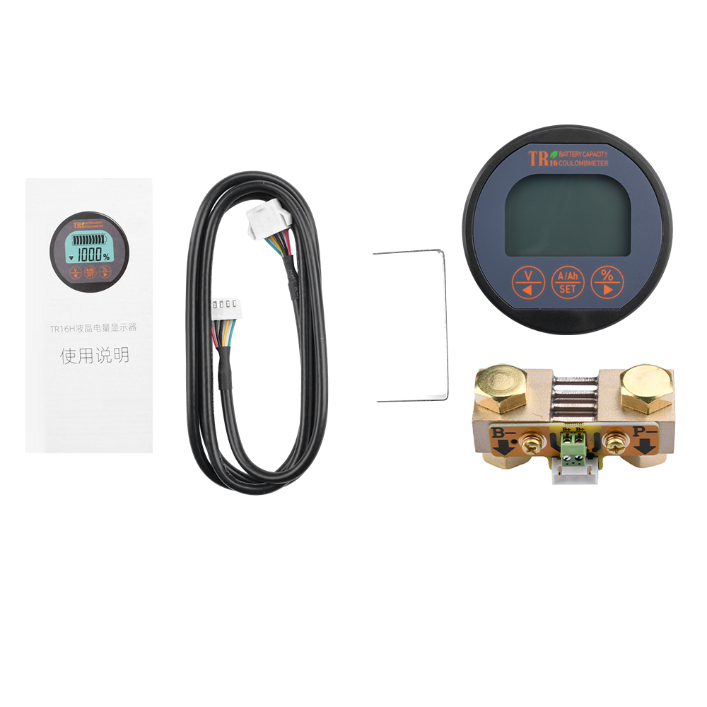 Testador de bateria tr16, dc 8 - Battery Monitor Coulometer avaliação e preço