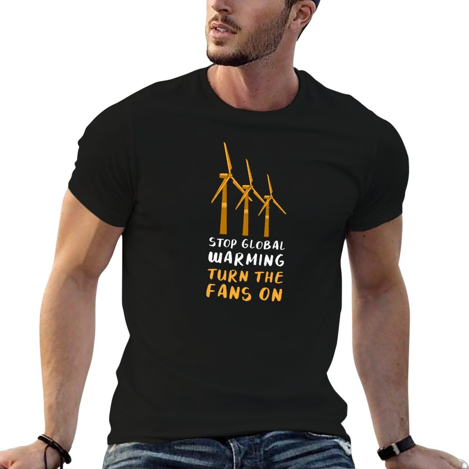 Camiseta de algodão com estamp - Renewable Energy In China avaliação e preço