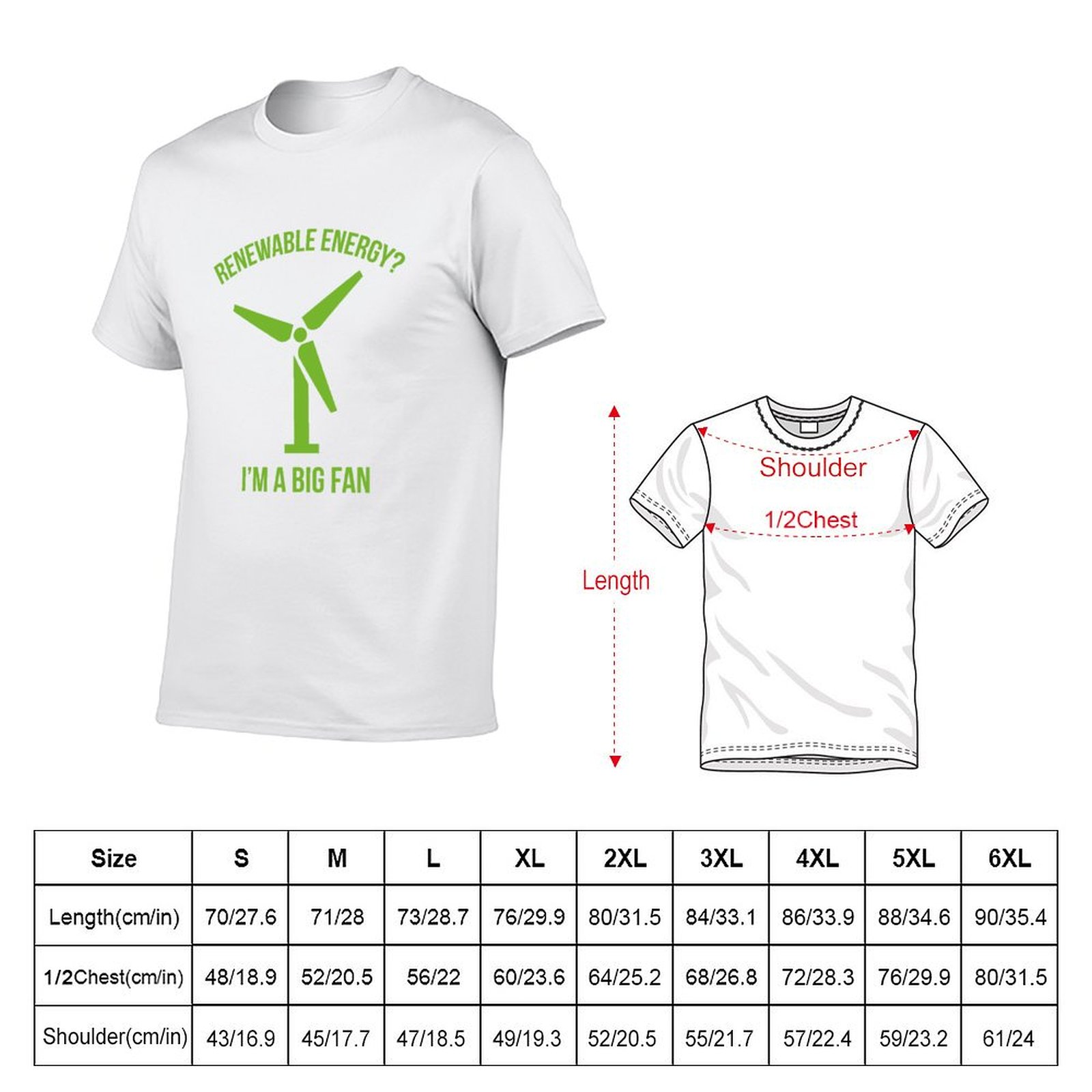 Camiseta de energia renovável  - Renewable Energy In China avaliação e preço