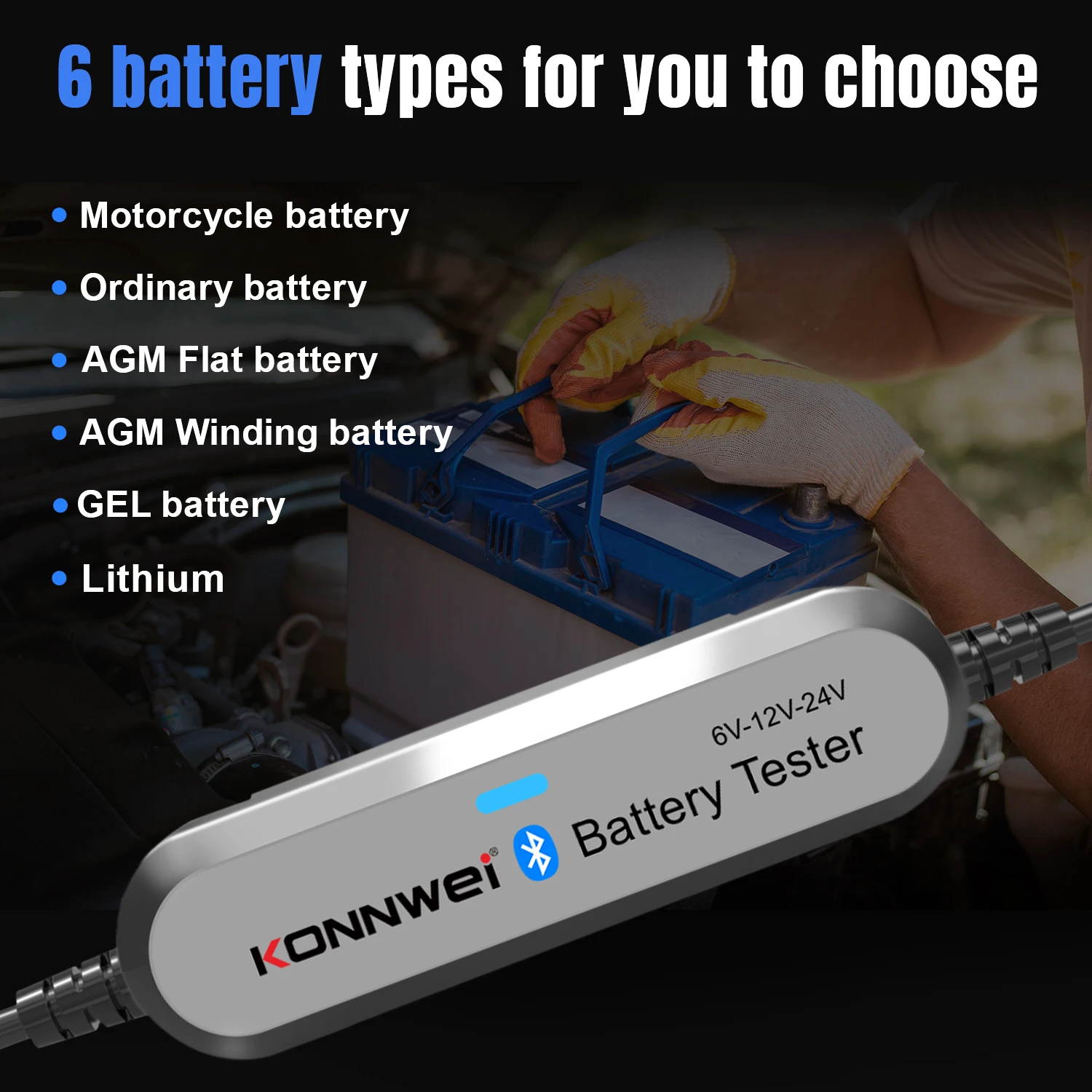2026 KONNWEI BK200 Testador de - Battery Monitor Coulometer avaliação e preço