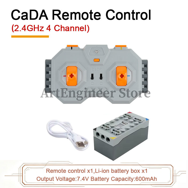 CaDA Power Functions M/L/Servo - Renewable Energy Lego avaliação e preço