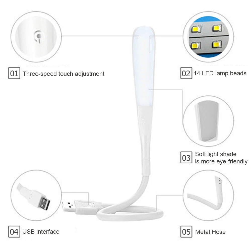 1pc mini portátil usb led luz  - Renewable Energy Book avaliação e preço