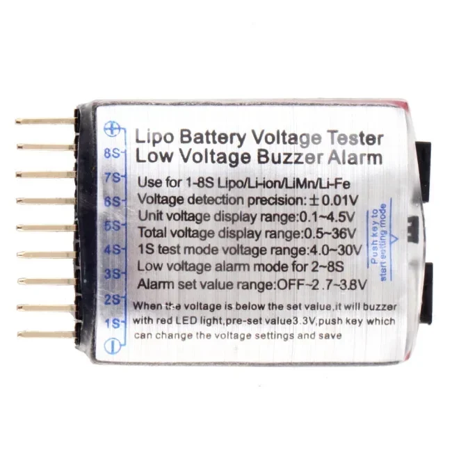 1/2/5 pces rc display de tensã - Battery Monitor Coulometer avaliação e preço